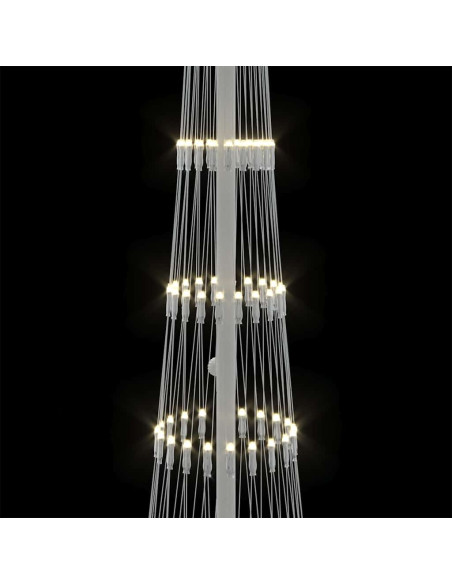 Albero di Natale LED Bianco caldo 138.5 x 138.5 x 399 cm