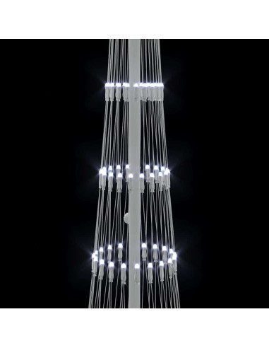 Albero di Natale LED Bianco freddo 138.5 x 138.5 x 399 cm