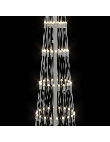 Albero di Natale LED Bianco caldo 138.5 x 138.5 x 399 cm