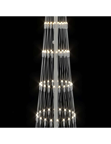 Albero di Natale LED Bianco caldo 138.5 x 138.5 x 399 cm