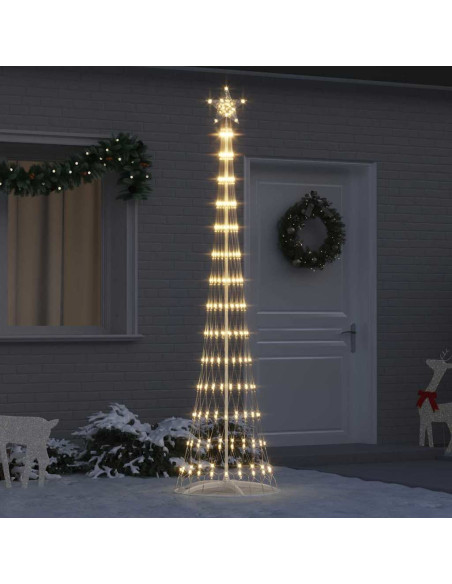 Albero di Natale LED Bianco caldo 138.5 x 138.5 x 399 cm