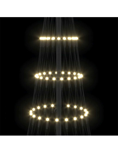 Albero di Natale LED Bianco caldo 138.5 x 138.5 x 399 cm