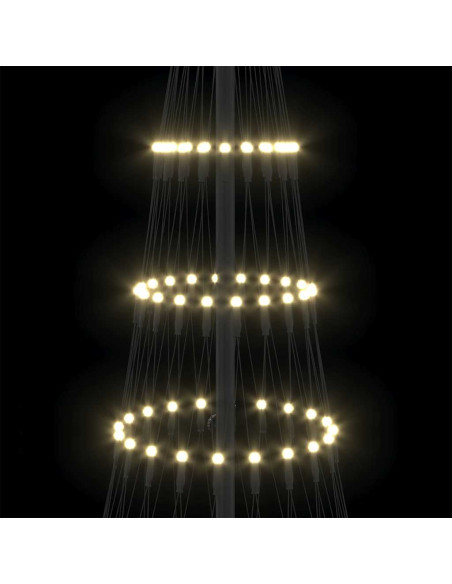 Albero di Natale LED Bianco caldo 138.5 x 138.5 x 399 cm