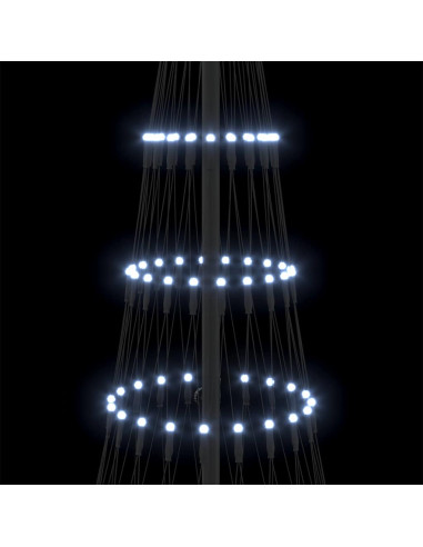 Albero di Natale LED Bianco freddo 138.5 x 138.5 x 399 cm