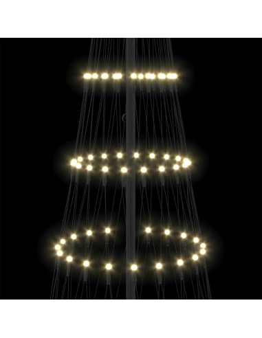 Albero di Natale LED Bianco caldo 138.5 x 138.5 x 399 cm