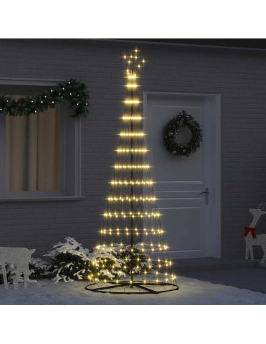 Albero di Natale LED Bianco caldo 138.5 x 138.5 x 399 cm