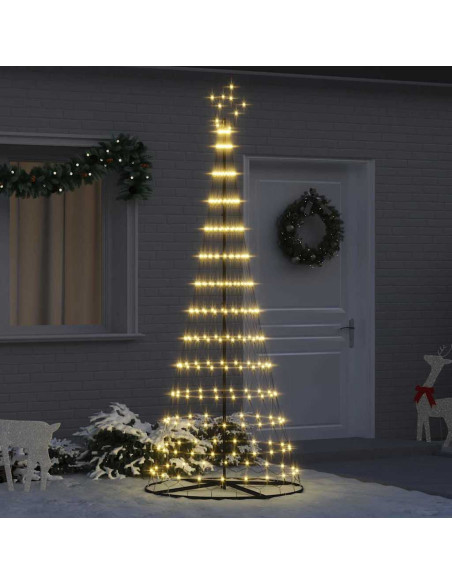Albero di Natale LED Bianco caldo 138.5 x 138.5 x 399 cm