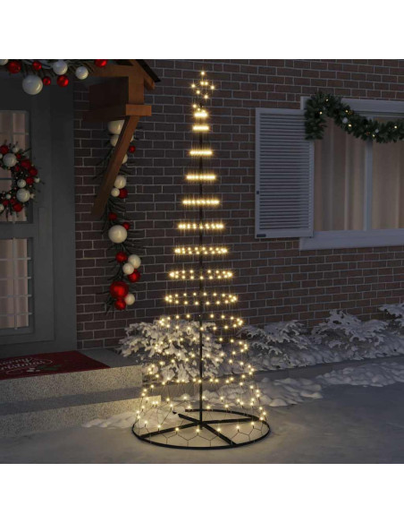 Albero di Natale LED Bianco caldo 138.5 x 138.5 x 399 cm