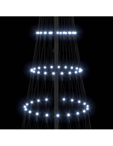 Albero di Natale LED Bianco freddo 138.5 x 138.5 x 399 cm