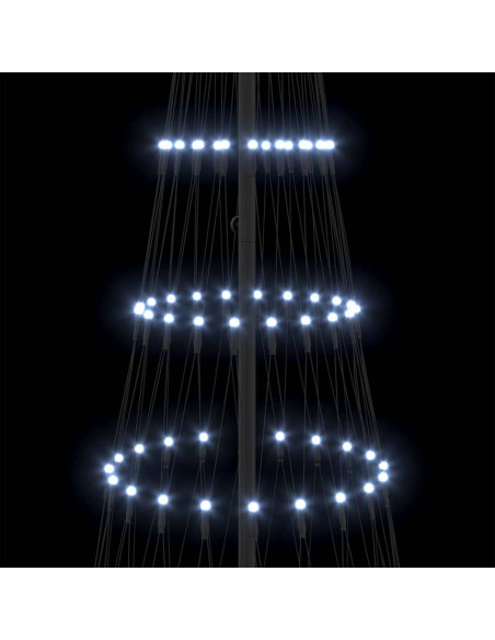 Albero di Natale LED Bianco freddo 138.5 x 138.5 x 399 cm