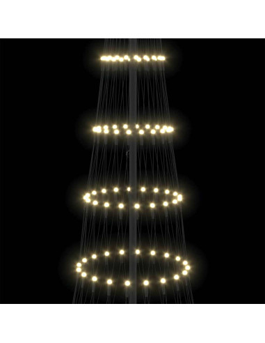 Albero di Natale LED Bianco caldo 138.5 x 138.5 x 399 cm