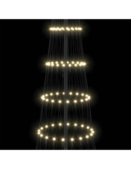 Albero di Natale LED Bianco caldo 138.5 x 138.5 x 399 cm