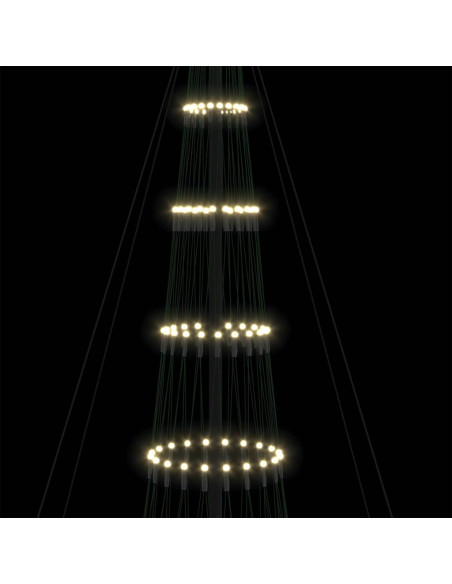 Albero di Natale LED Bianco caldo 138.5 x 138.5 x 399 cm