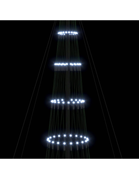 Albero di Natale LED Bianco freddo 138.5 x 138.5 x 399 cm