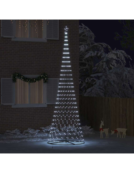Albero di Natale LED Bianco freddo 138.5 x 138.5 x 399 cm