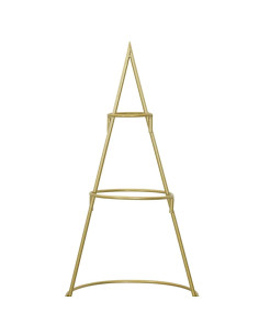 Albero di Natale in metallo con supporto Oro 150 cm 2