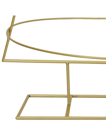 Albero di Natale in metallo con supporto Oro 150 cm