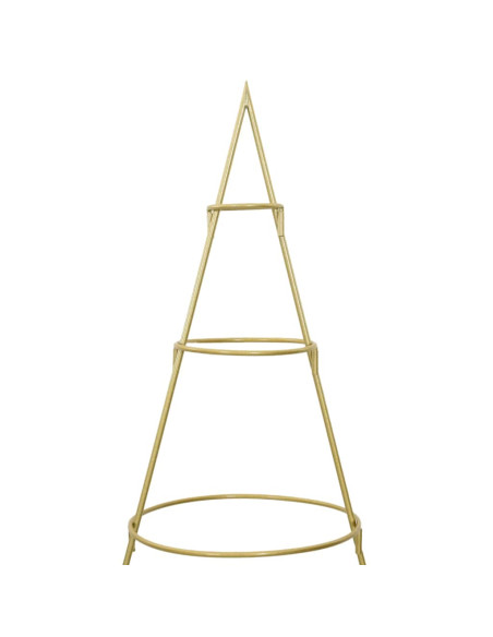 Albero di Natale in metallo con supporto Oro 180 cm