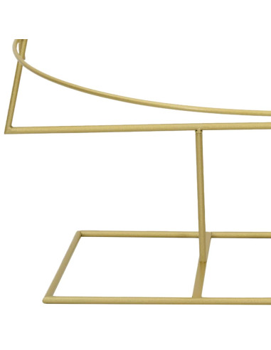 Albero di Natale in metallo con supporto Oro 180 cm