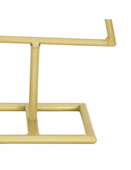 Albero di Natale in metallo con supporto Oro 60 cm