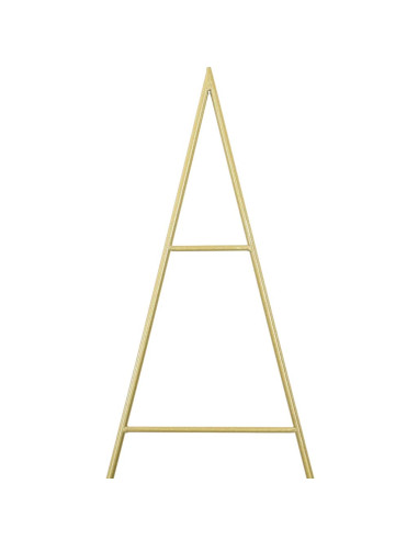 Albero di Natale in metallo con supporto Oro 180 cm