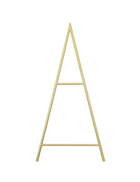 Albero di Natale in metallo con supporto Oro 180 cm