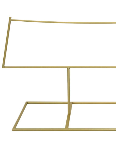 Albero di Natale in metallo con supporto Oro 180 cm