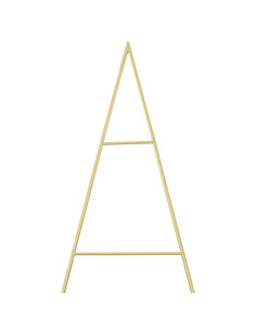 Albero di Natale in metallo con supporto Oro 210 cm 2