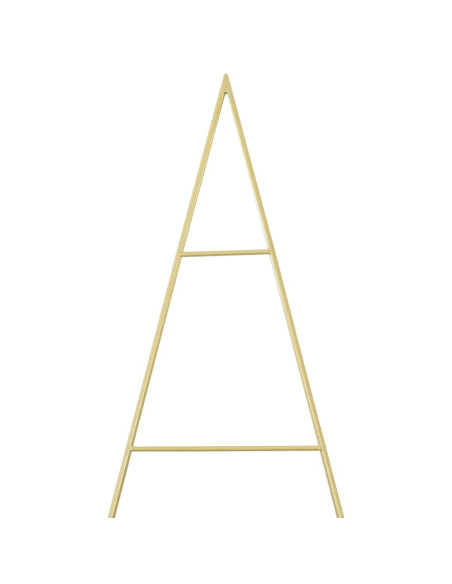 Albero di Natale in metallo con supporto Oro 210 cm