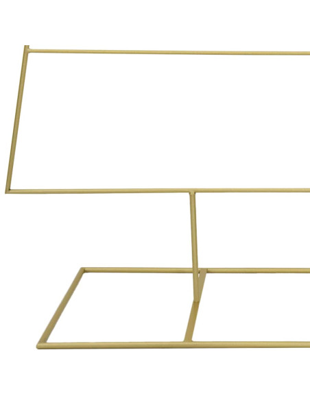 Albero di Natale in metallo con supporto Oro 210 cm