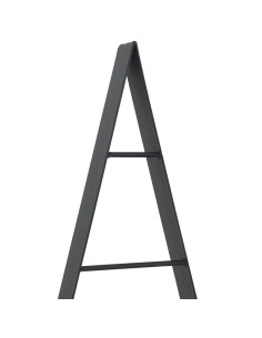 Albero di Natale in metallo con supporto Nero 125 cm Acciaio 2