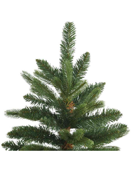Albero di Natale Artificiale con Rami Pieghevoli Verde 210 cm