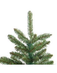 Albero di Natale Artificiale con Rami Pieghevoli Verde 150 cm 2