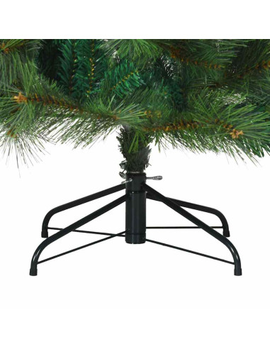 Albero di Natale Artificiale con Rami Pieghevoli Verde 180 cm