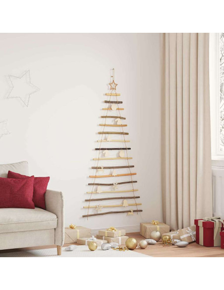 Albero di Natale Naturale 150 cm legno massiccio di frassino