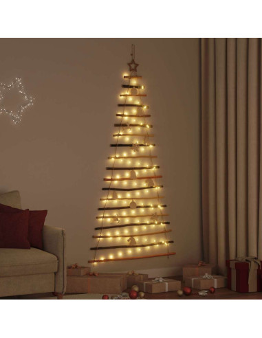 Albero di Natale Naturale 180 cm legno massiccio di frassino