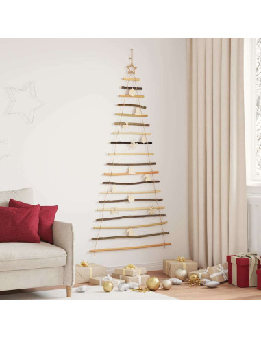 Albero di Natale Naturale 180 cm legno massiccio di frassino