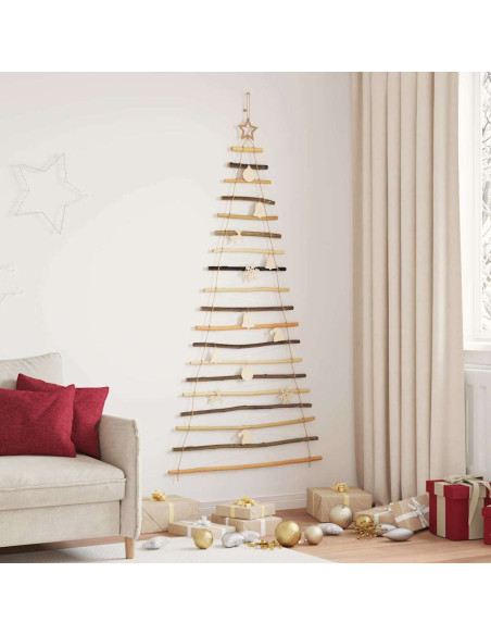 Albero di Natale Naturale 180 cm legno massiccio di frassino