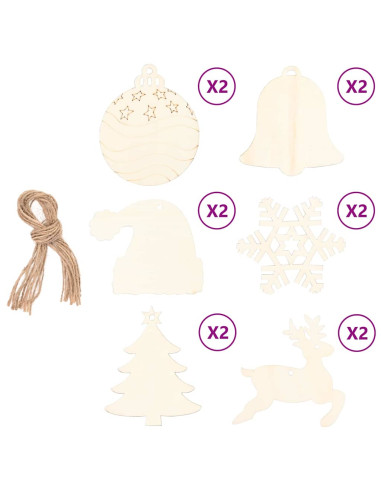 Albero di Natale Naturale 210 cm legno massiccio di frassino