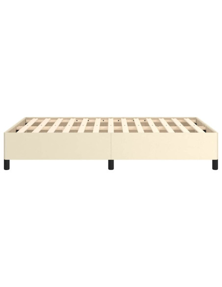 Giroletto senza Materasso Crema 120x190 cm Similpelle