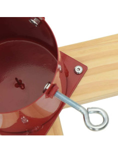 Supporto per Albero di Natale 1.73 Rosso 50 x 50 x 16 cm 2