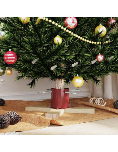 Supporto per Albero di Natale 1.73 Rosso 50 x 50 x 16 cm