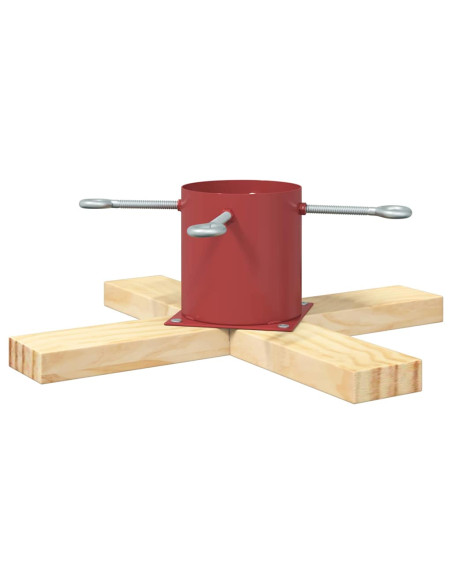 Supporto per Albero di Natale 1.73 Rosso 50 x 50 x 16 cm