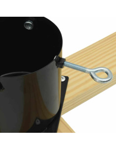 Supporto per Albero di Natale 1.73 Nero 50 x 50 x 16 cm 2