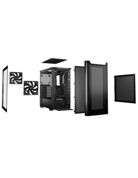 be quiet! PURE BASE 501 Airflow Window Black Midi Tower Nero