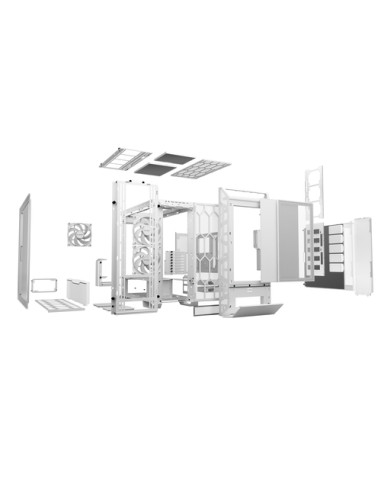 be quiet! BGW51 computer case Tower Bianco