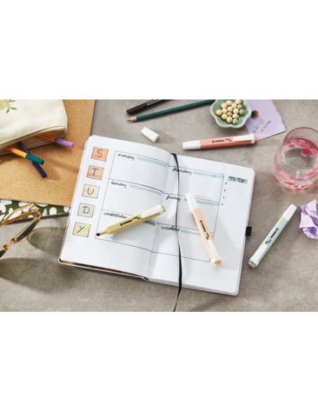 STABILO swing cool NatureCOLORS evidenziatore 6 pz Punta smussata Multicolore