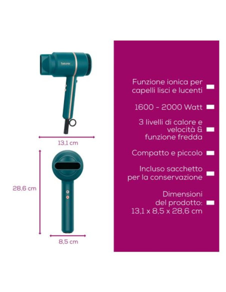 ASCIUGACAPELLI HC35 2000W