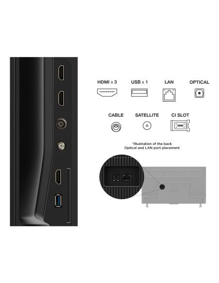 TCL Serie Smart TV 4K Ultra HD 43" 43P69K, Dolby Audio, HDR10+, Google TV