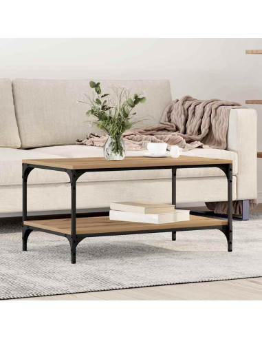 Tavolino da salotto Rovere artigianale 81 x 50 x 40 cm